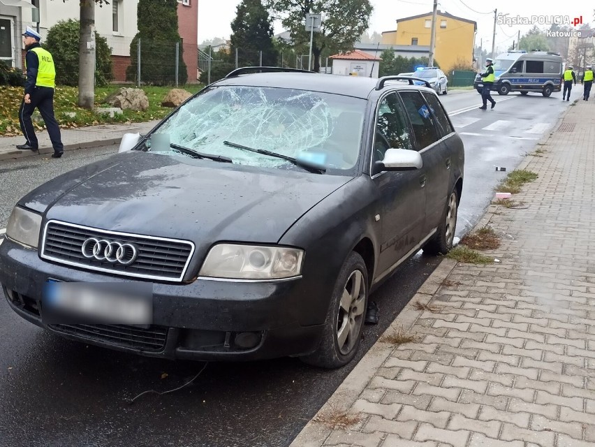 Wypadek w Katowicach. Samochód potrącił dwie Ukrainki na przejściu dla pieszych. Kobiety przebywają w szpitalu