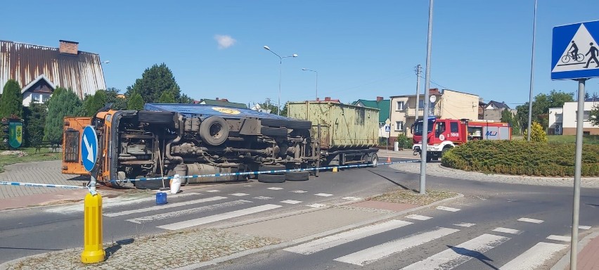 Przejazd przez rondo w Gostycynie prowadzony jest wahadłowo