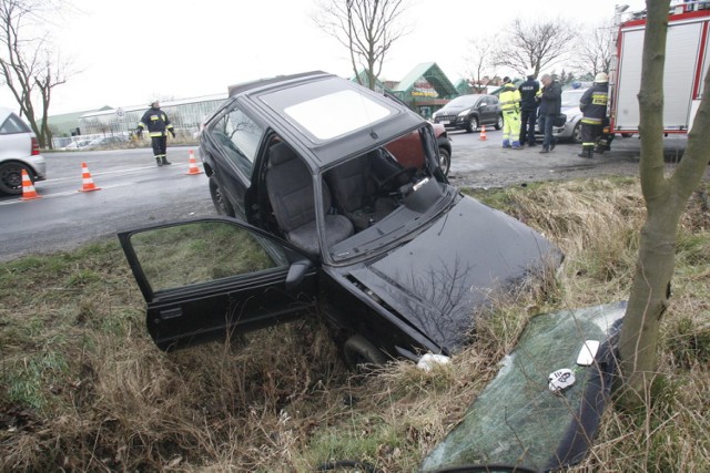 Wypadek na Koskowickiej w Legnicy