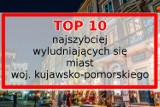 TOP 10 najszybciej wyludniających się miast w Kujawsko-Pomorskiem [zestawienie, liczby]