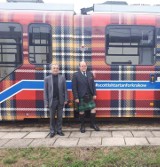 Lord Provost Edynburga przyjechał zobaczyć krakowski tartanowy tramwaj