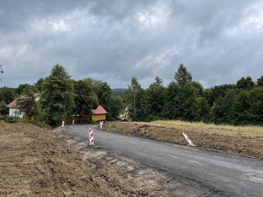 Przebudowa odcinka drogi powiatowej w Żegocinie