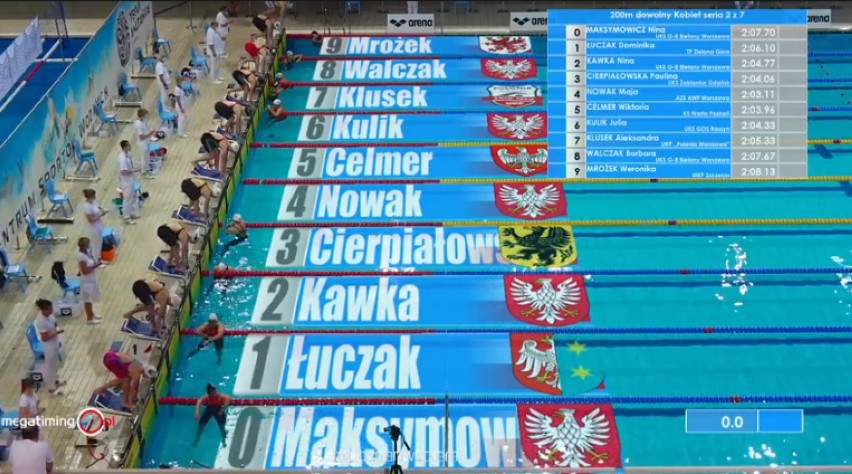 Malbork-Poznań. Paulina Cierpiałowska z dobrymi wynikami na Arena Grand Prix Puchar Polski w pływaniu