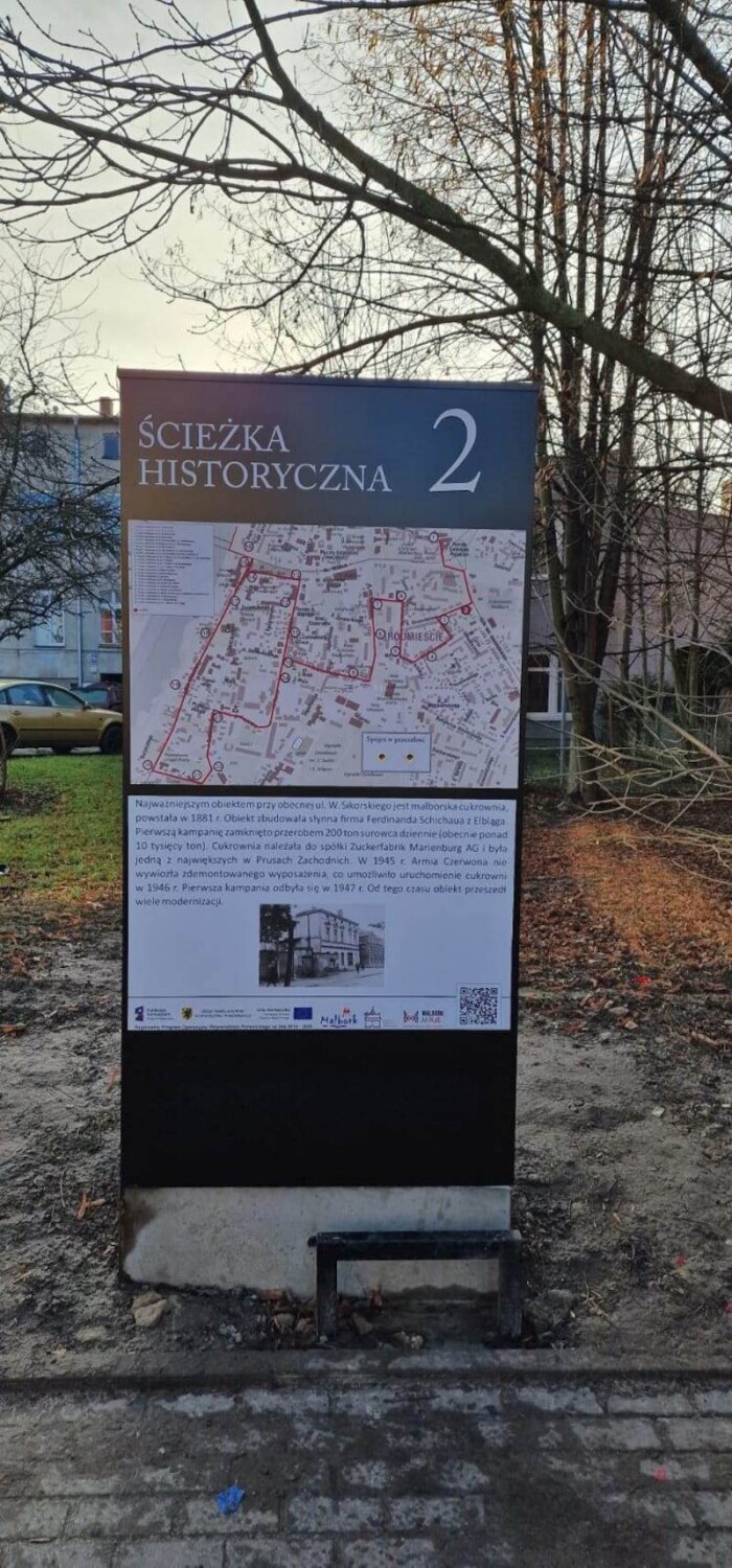 Ścieżka historyczna po śródmieściu Malborka