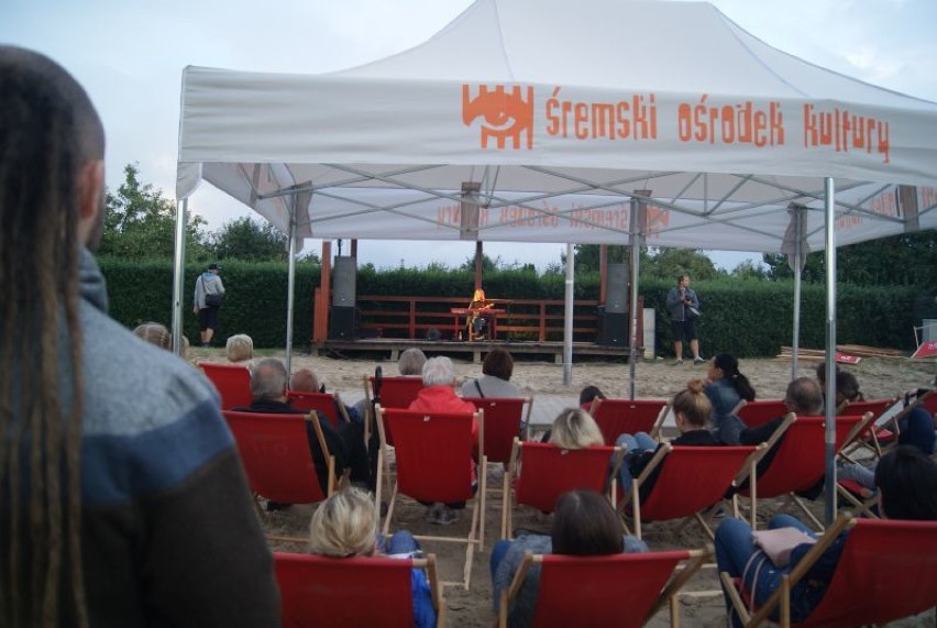 Olga Garstka, koncert na plaży miejskiej w Śremie