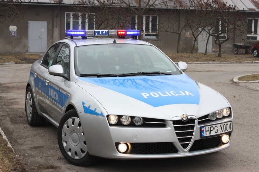 Samochód osobowy oznakowany B - Alfa Romeo 159