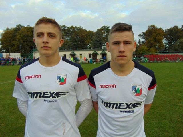 Sebastian Kościański i Adrian Janachowski z Leśnika Margonin