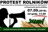 Protest rolników - na początku września zablokują drogę wjazdową do Jeleniej Góry