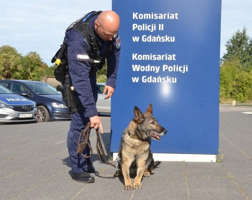 Psi emeryt z Gdańska. Luna kończy swoją pracę w policji