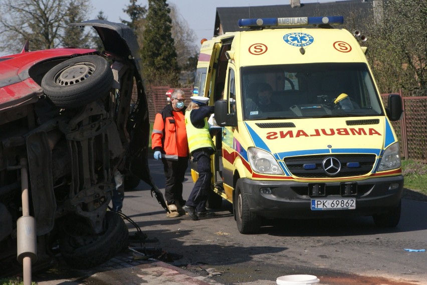 Wypadek w Skarszewie pod Kaliszem