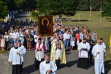 Gmina Kiszkowo. Powitanie obrazu MB Jasnogórskiej w Dąbrówce Kościelnej