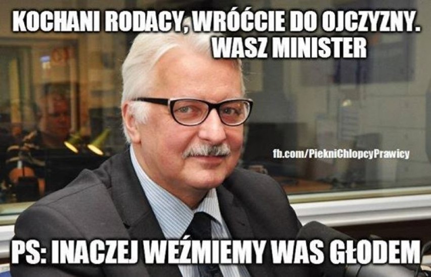 Internauci bezlitośni po słowach ministra Waszczykowskiego [MEMY]