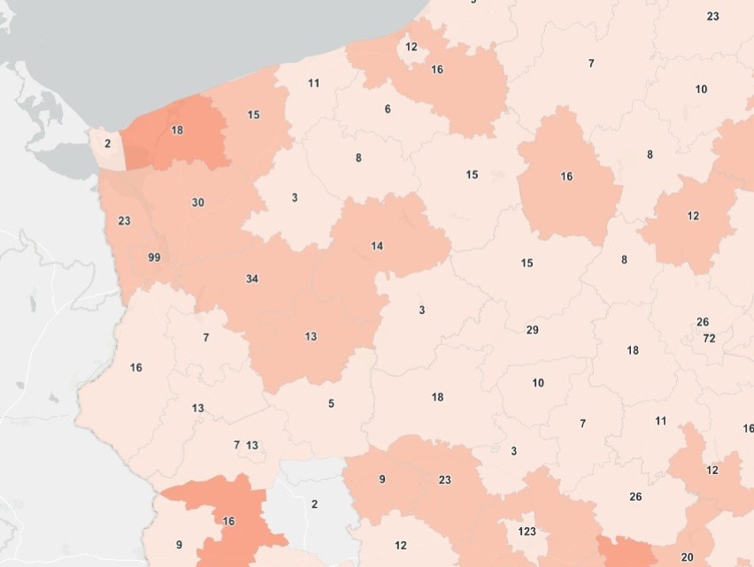 Koronawirus - woj. zachodniopomorskie, 30.04.2021