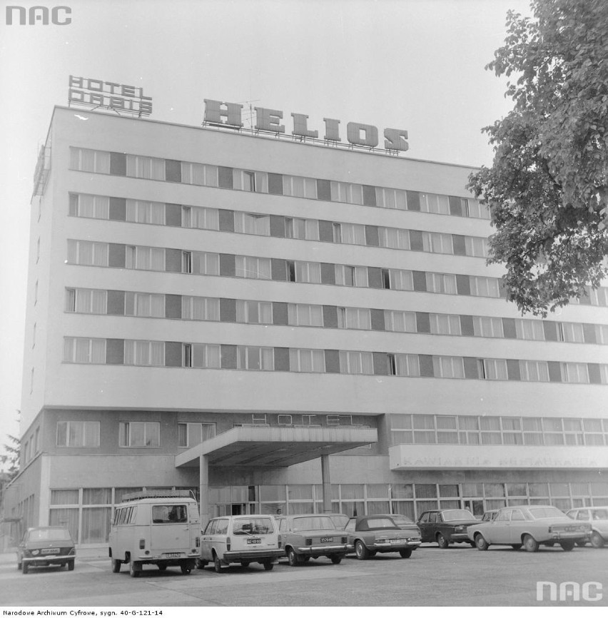 1975-06-02. Hotel "Helios" przy ul. Kraszewskiego 1/3....
