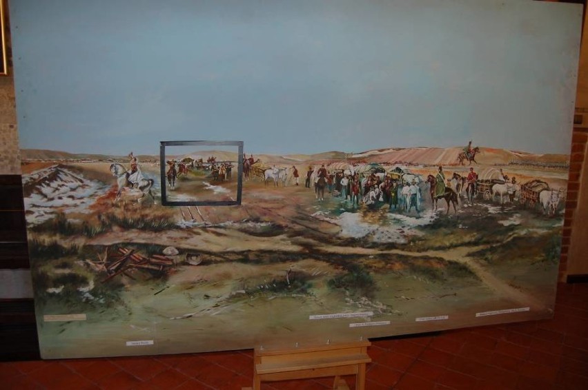 Tarnów. Kolejny fragment Panoramy Siedmiogrodzkiej trafi do Muzeum Okręgowego? W jego odnalezieniu pomógł mural przy pomniku Bema [ZDJĘCIA]