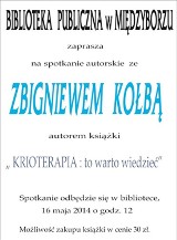 Międzybórz: Zaproszenie na spotkanie autorskie ze Zbigniewem Kołbą