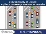 Zmiany w kodeksie drogowym. Od dzisiaj obowiązuje jazda na suwak i korytarz życia [ZDJĘCIA]