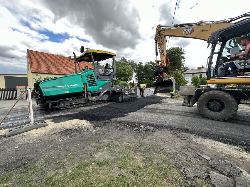Trwa realizacja inwestycji drogowej w gminie Czermin