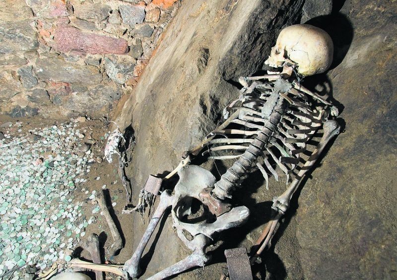 Do dziś w zamku można oglądać szkielet Małgorzaty