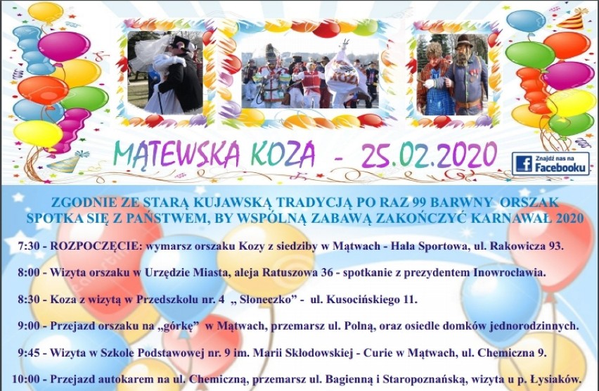 Plan Kozy Mątewskiej 2020.