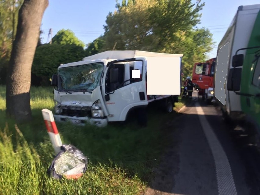 Wypadek w Bolewicach. Trzy osoby trafił do szpitala