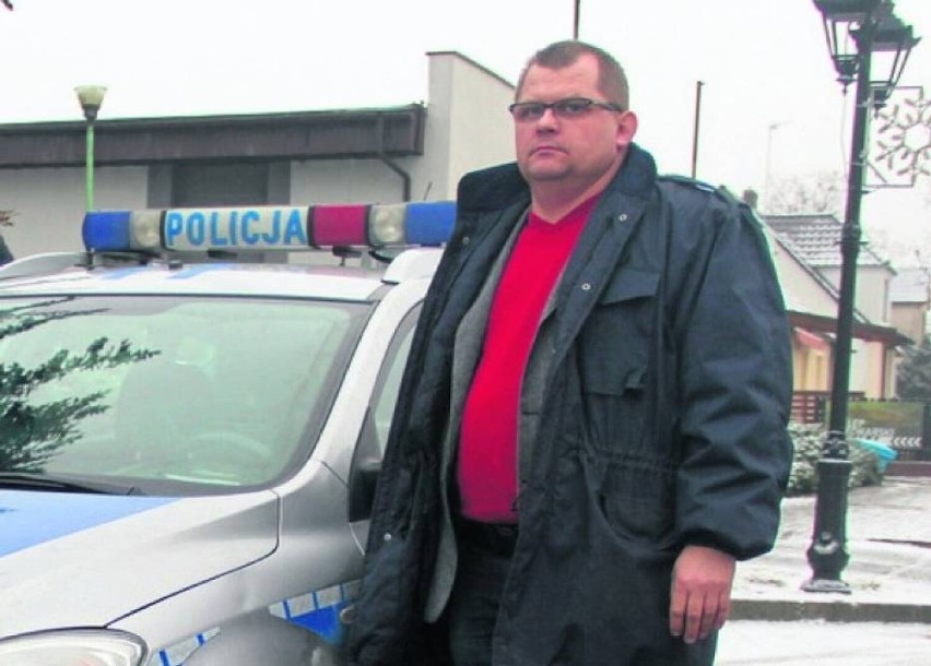 Marek Lewandowski, policjant w komisariacie w Skokach został...