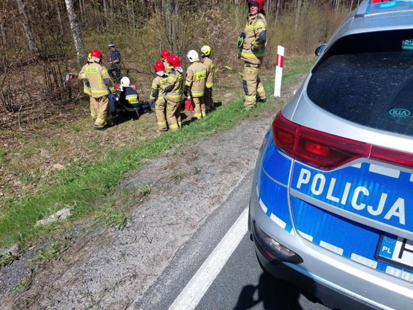 Do wypadku z udziałem motocyklisty doszło między Brachlewem...