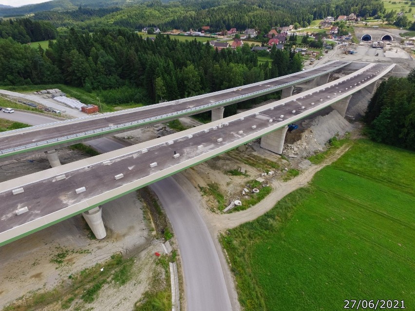 Budowa zakopianki pomiędzy Lubniem i Skomielną Białą wciąż...