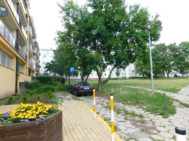 Wzdłuż całej ulicy Bukowej w Kielcach  z przodu i z tyłu nie ma ani jednej ławeczki, ale po co siedzieć, może lepiej postać chwilę.