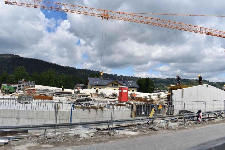 Zakopane. Budują pierwszy pod Giewontem parking wielopoziomowy. Już widać, jak będzie wyglądał 