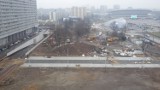 Przebudowa centrum Katowic: widać już Śródmiejską i nowe drogi na pierzei Korfantego ZDJĘCIA