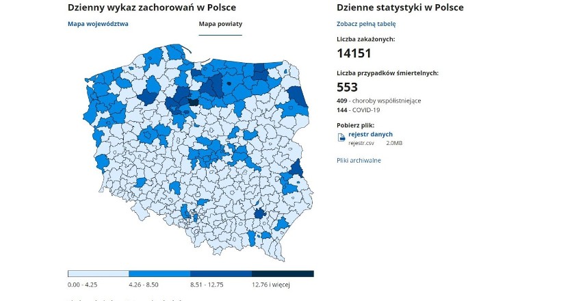 Ponad 60 nowych zakażeń COVID-19 w Tarnowie i powiatach:...