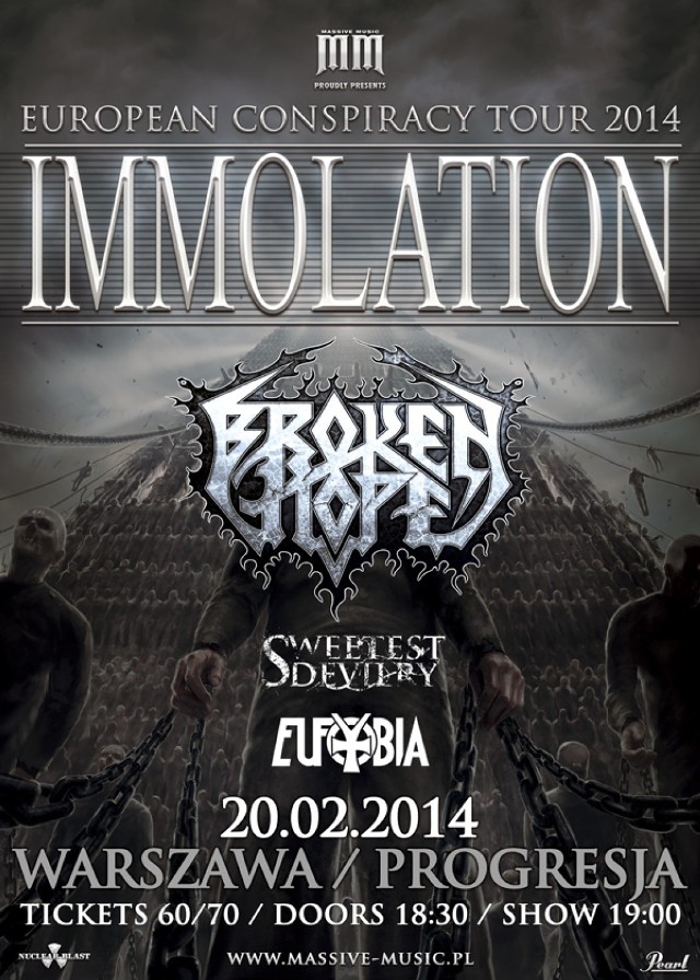 Koncert Immolation w Progresji