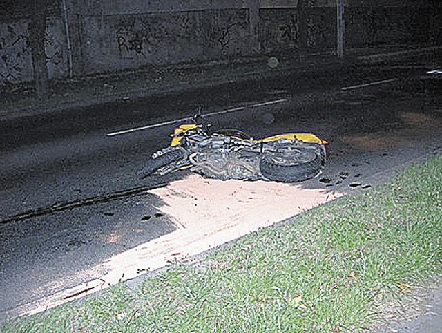 "Pożyczonym" motocyklem 22-latek przejechał tylko kilkaset metrów.