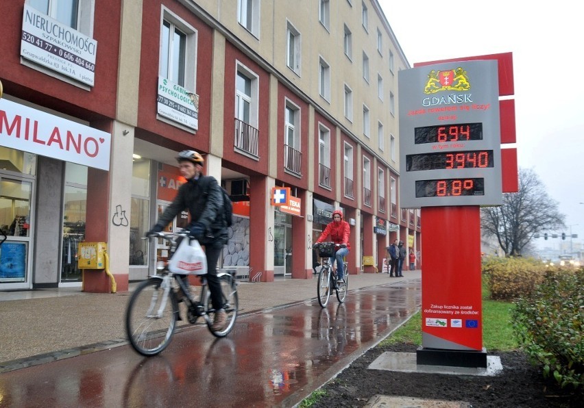 Gdańsk  rowerzystom przygląda się jednak nie tylko w tym...