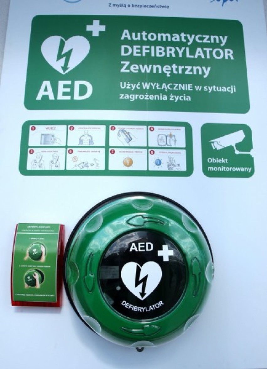 Defibrylatory AED w pociągach