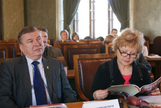 Wiceprzewodniczący RM Sławomir Pietrzyk, Wiceprzewodnicząca RM Małgorzata Jantos