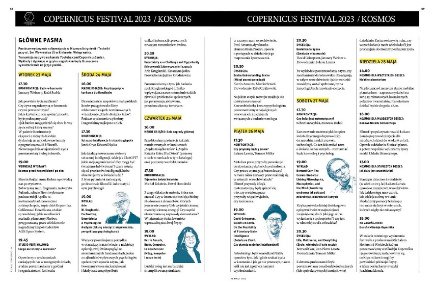 Copernicus Festival 2023: Kosmos!                                  