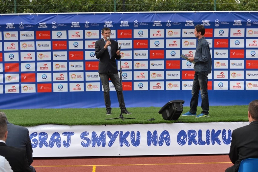 Dariusz Gęsior na inauguracji "Orlika" w Rumi [VIDEO, ZDJĘCIA]