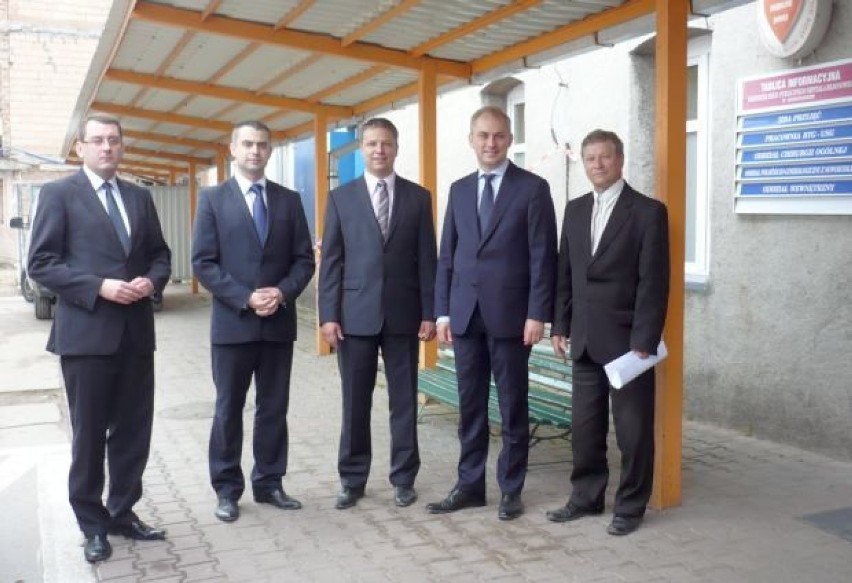 Od lewej: Dawid Krystek, Krzysztof Gawkowski, Robert Czapla,...