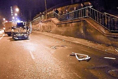 Bytom: Wypadek na Chorzowskiej. Honda dachowała ZDJĘCIA