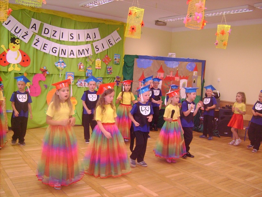 Pożegnanie siedmiolatków w przedszkolu w Łagowie