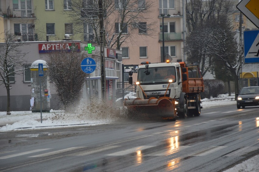 Zduńska Wola odśnieżona w centrum. U Was jak było?