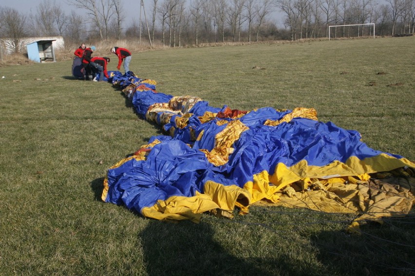 Wygrali w Panoramie Legnickiej lot balonem (ZDJĘCIA)