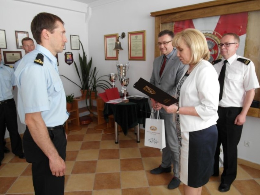 Nagrodzeni strażacy i strażnik miejski z Wejherowa