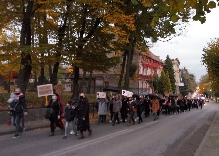 Protest w Pelplinie