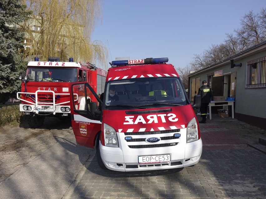 Strażacy ochotnicy z gminy Drzewica pomagają w walce z koronawirusem [FOTO, FILM]