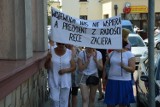 Protest mieszkańców Sygietyńskiego 3. Pikieta przed magistratem