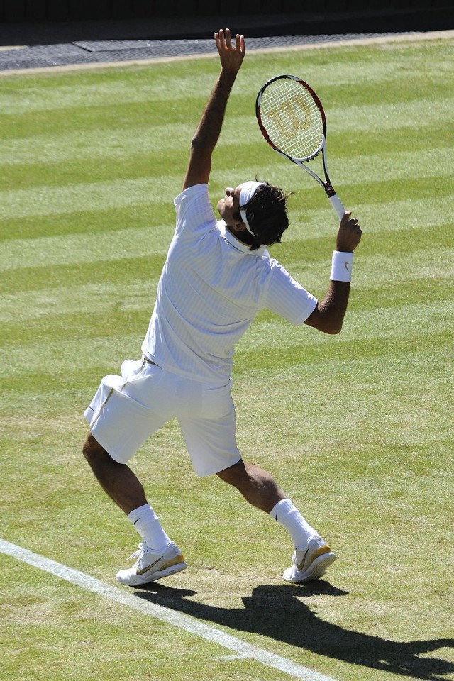 Roger Federer at the 2009 Wimbledon Championships