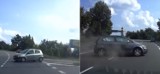 Mikołów: O włos od ogromnej tragedii. Zobacz szokujące WIDEO ze zderzenia samochodów